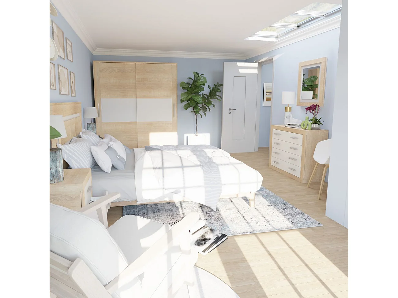 Espelho retangular Lara