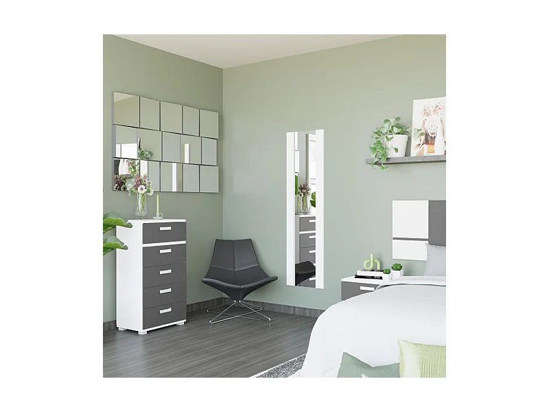 Espejo mural Ataneq Blanco