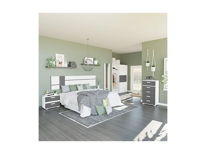 Espejo mural Ataneq Blanco