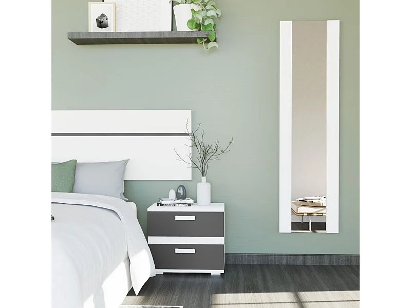 Espejo mural Ataneq Blanco