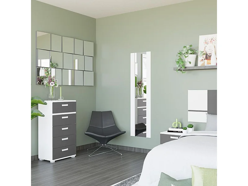 Espejo mural Ataneq Blanco