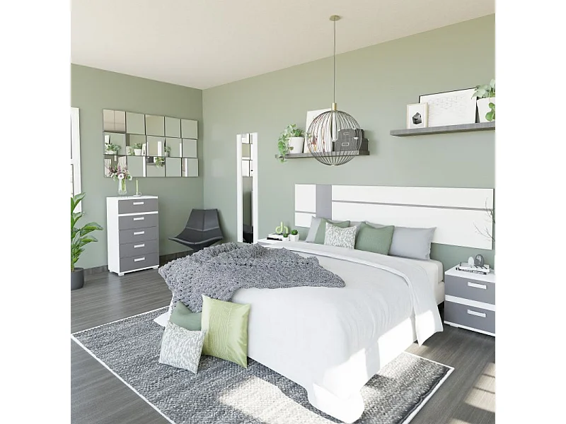 Espejo mural Ataneq Blanco