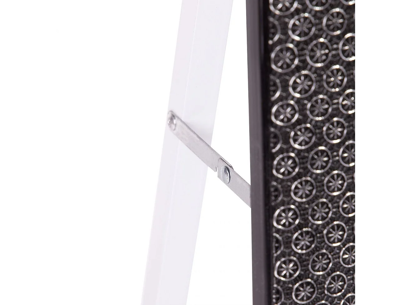 Espejo con soporte trasero en negro 146,5x38,5 cm Cardiff Negro