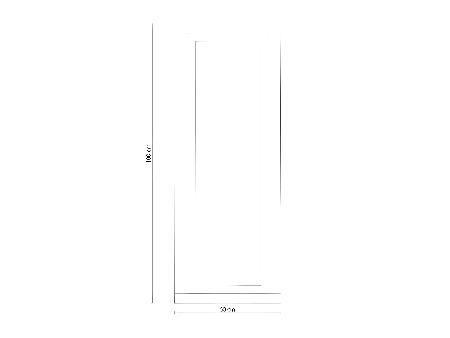 Espejo de pared Kira Andersen Pino - Gris