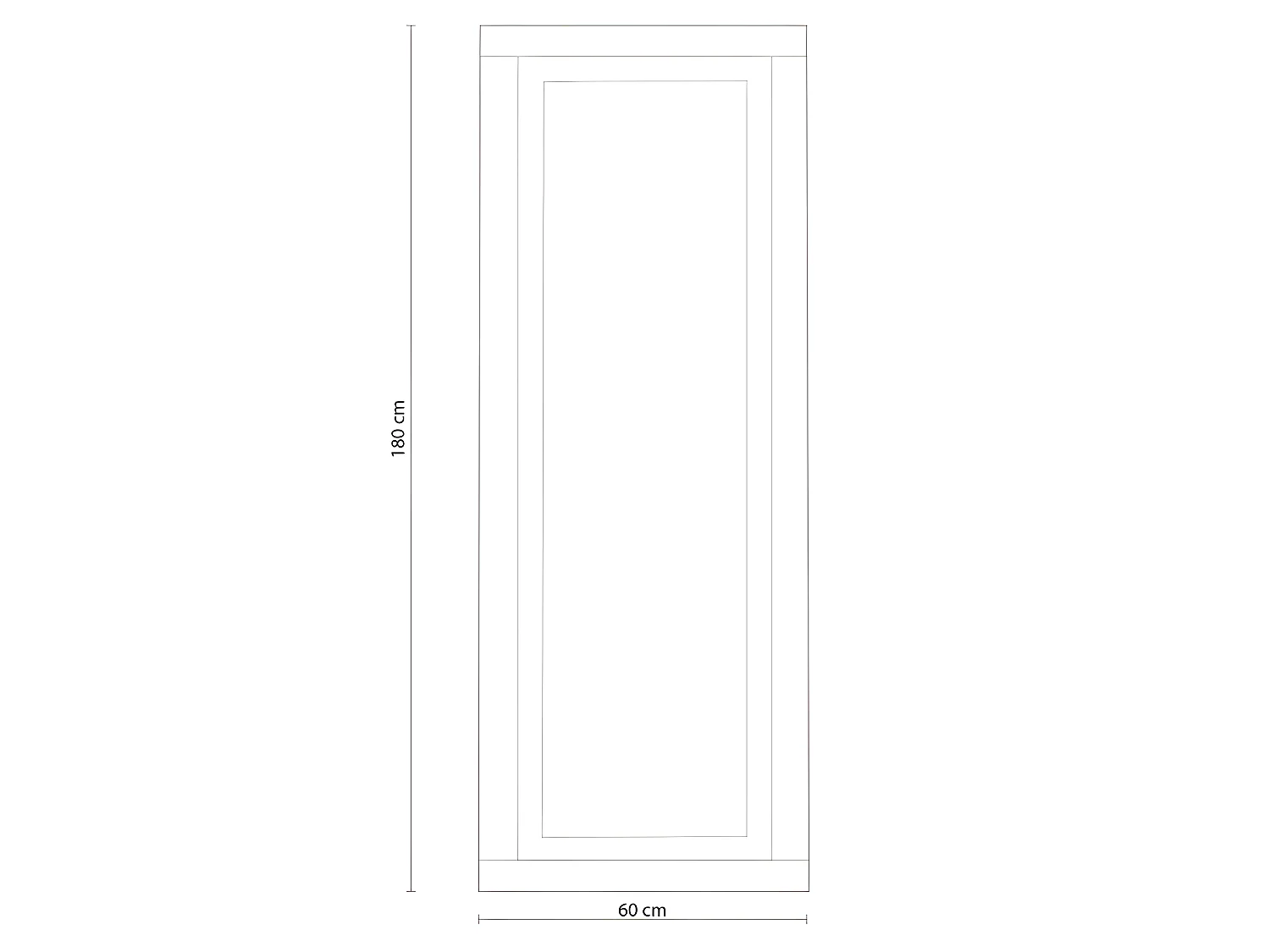 Espejo de pared Kira Andersen Pino - Gris