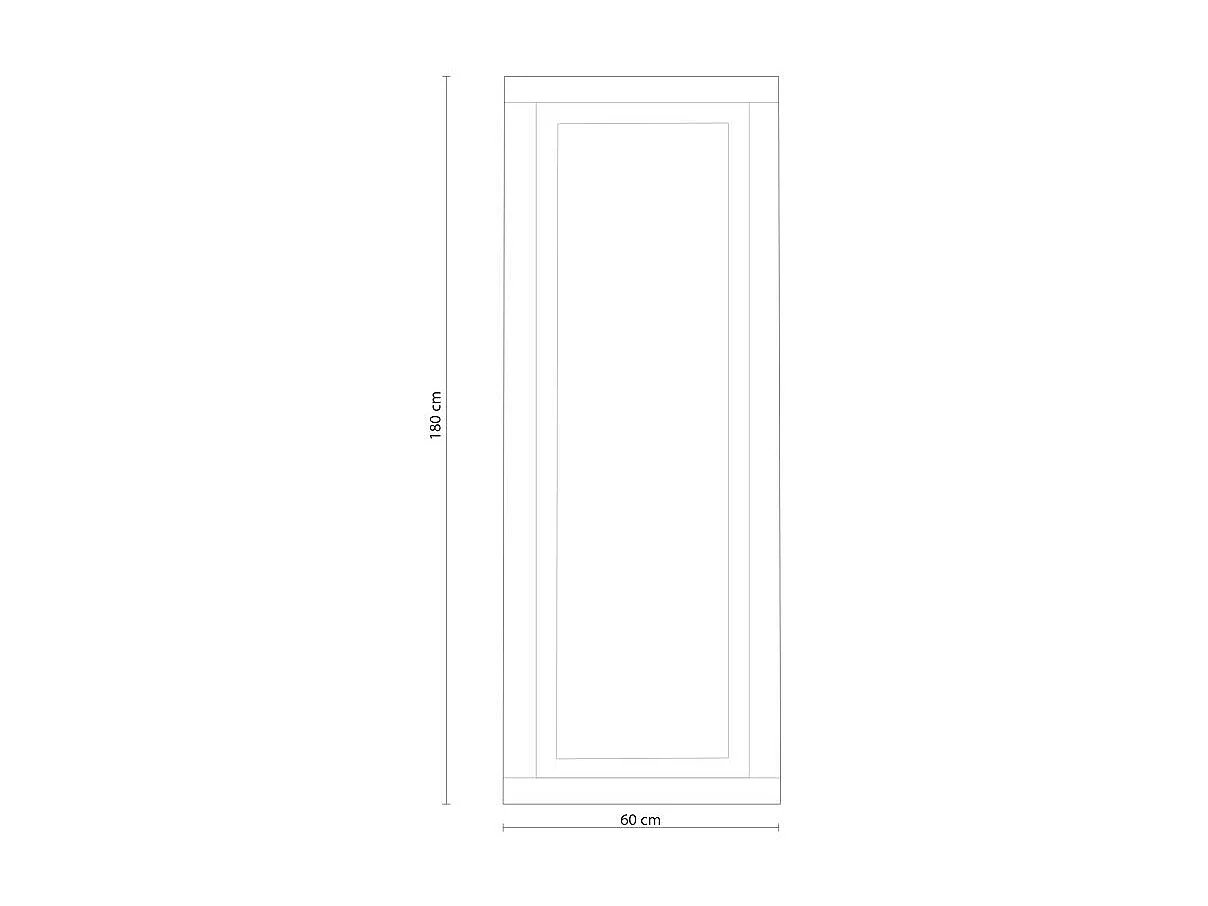 Espejo de pared Kira Andersen Pino - Gris