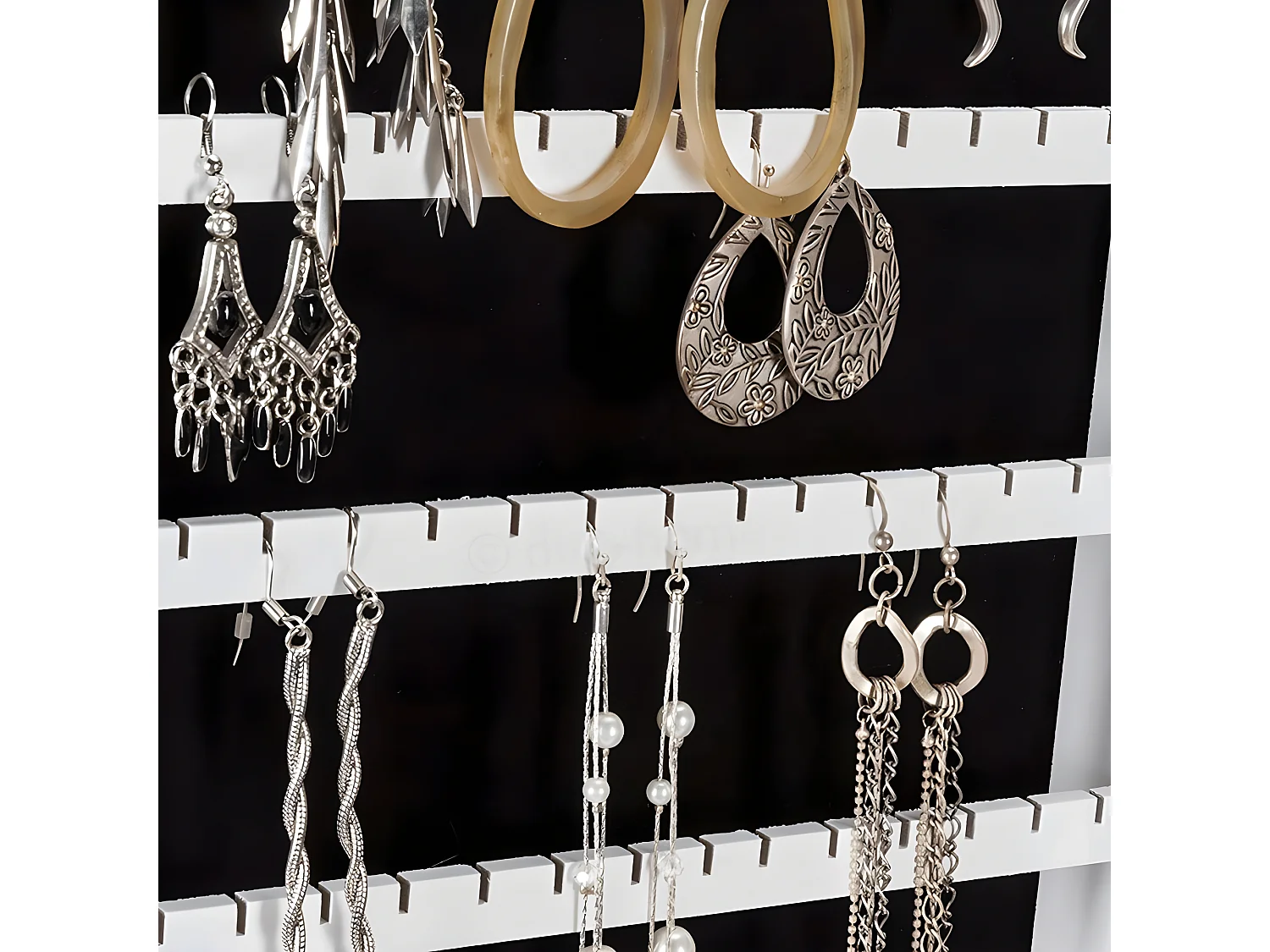 Espejo joyero Lacado Blanco