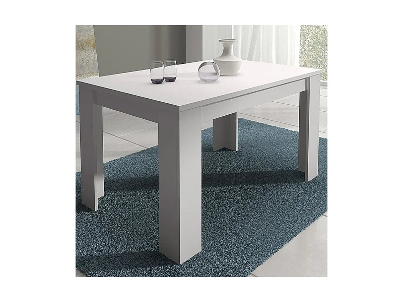 Mesa de comedor extensible Corfu Blanco