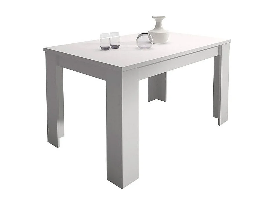 Mesa de comedor extensible Corfu Blanco
