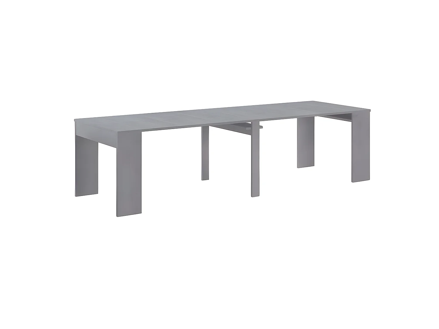 Mesa consola extensible Épsilon Gris cemento