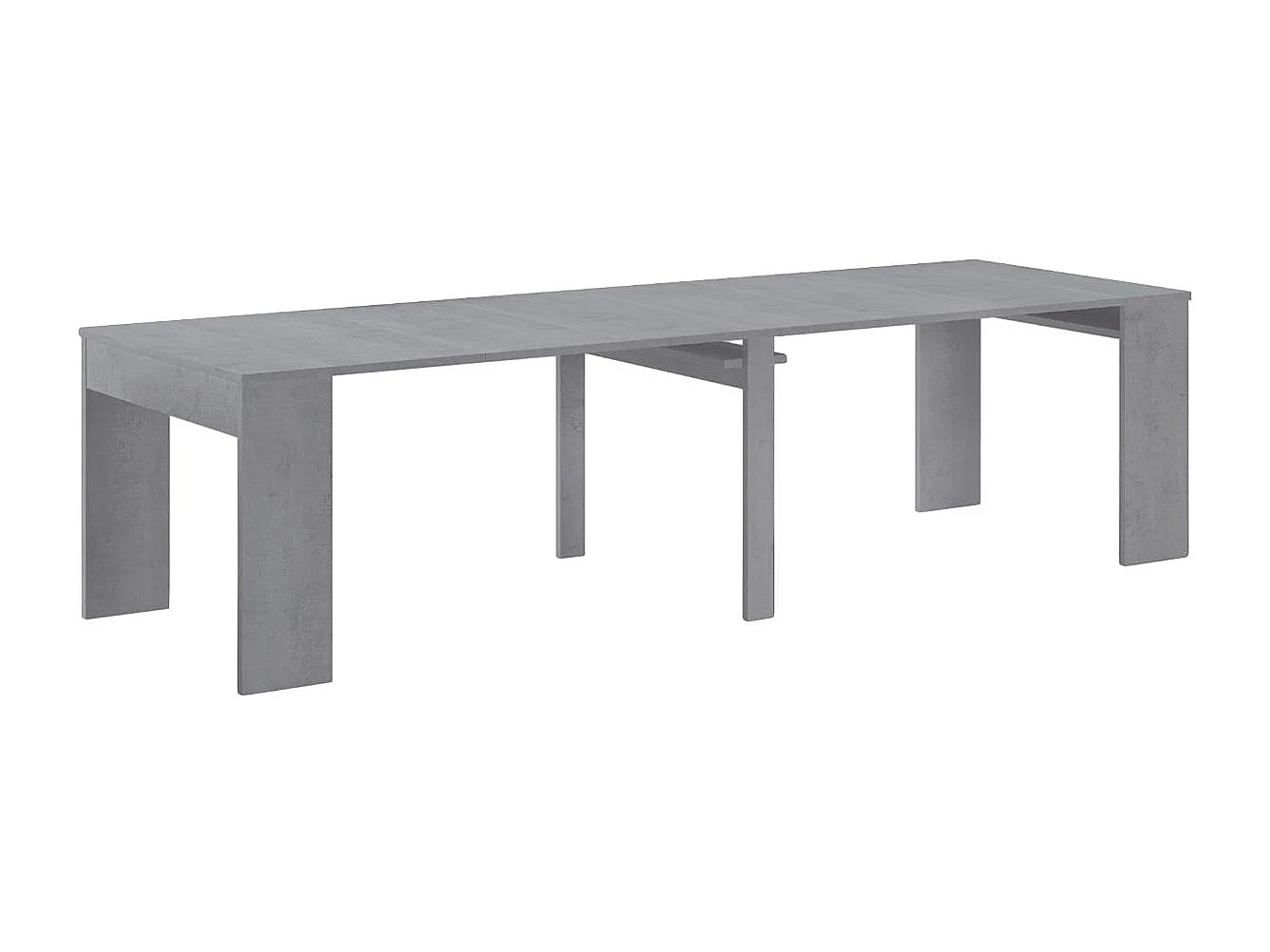 Mesa consola extensible Épsilon Gris cemento