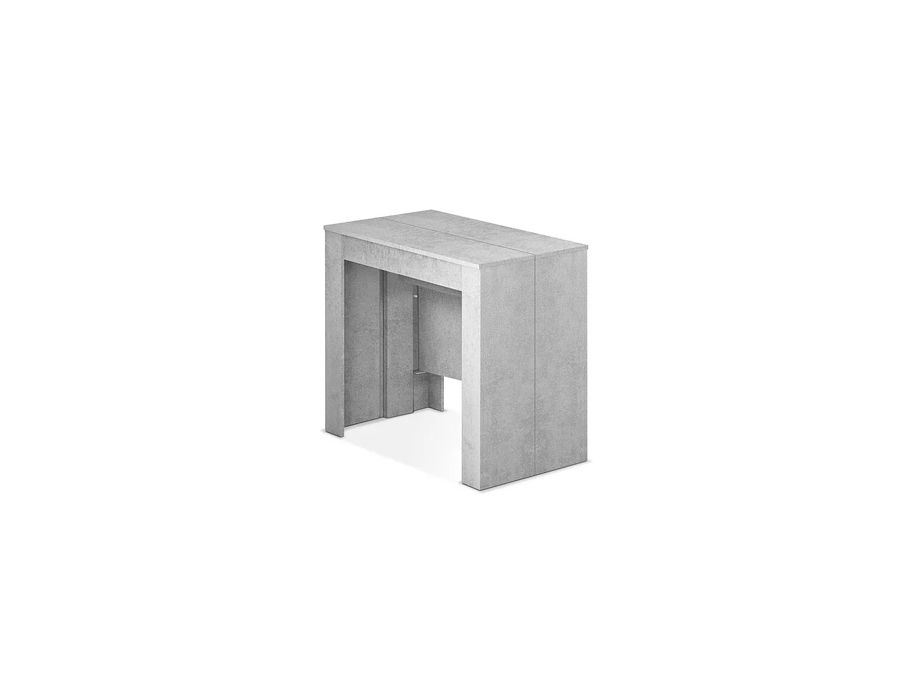 Table à manger LENA extensible L51-237cm - Béton