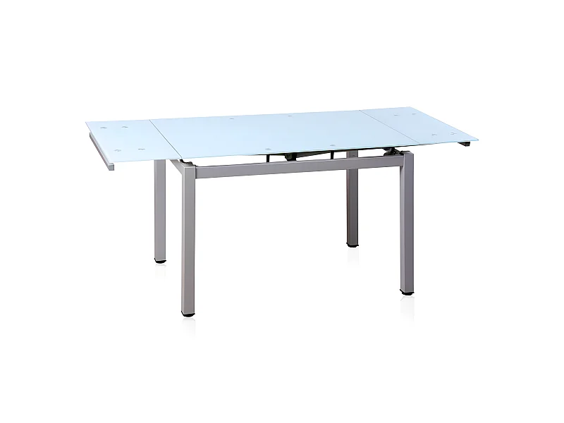 Mesa de cocina extensible Chef Gris - Blanco