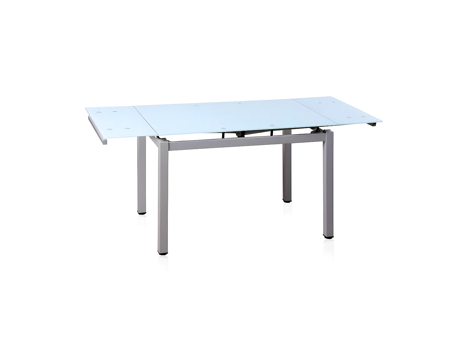 Mesa de cocina extensible Chef Gris - Blanco
