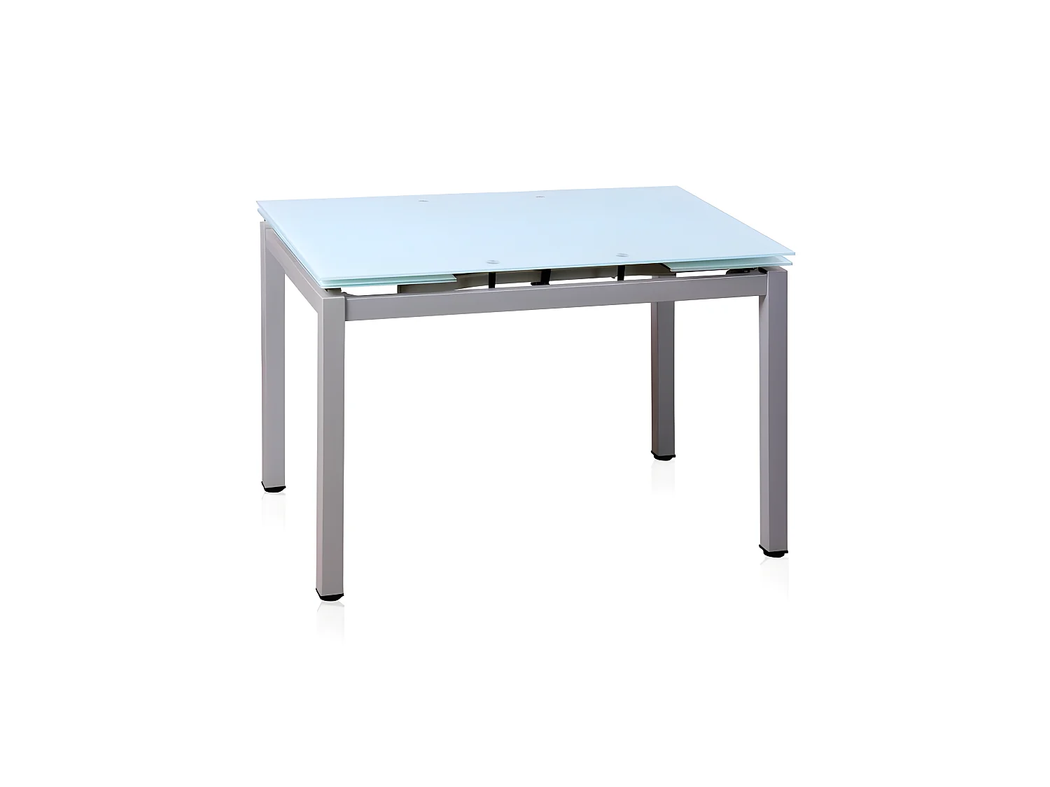 Mesa de cocina extensible Chef Gris - Blanco