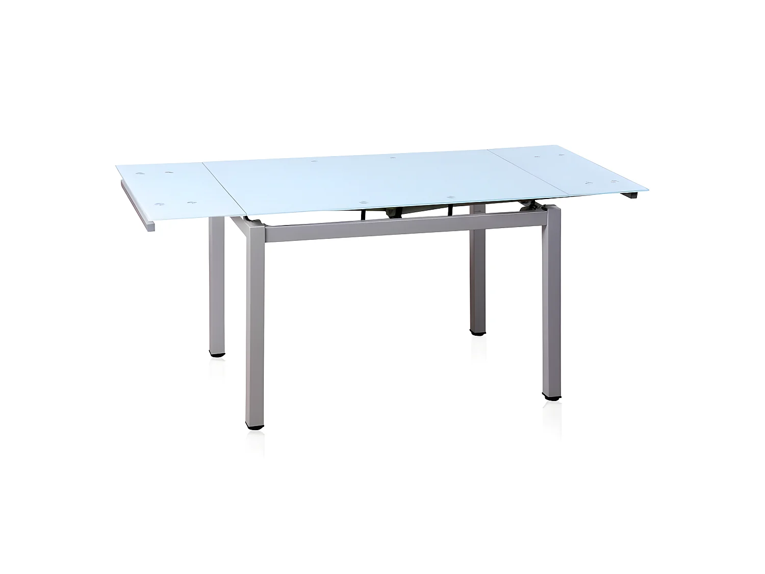 Mesa de cocina extensible Chef Gris - Blanco