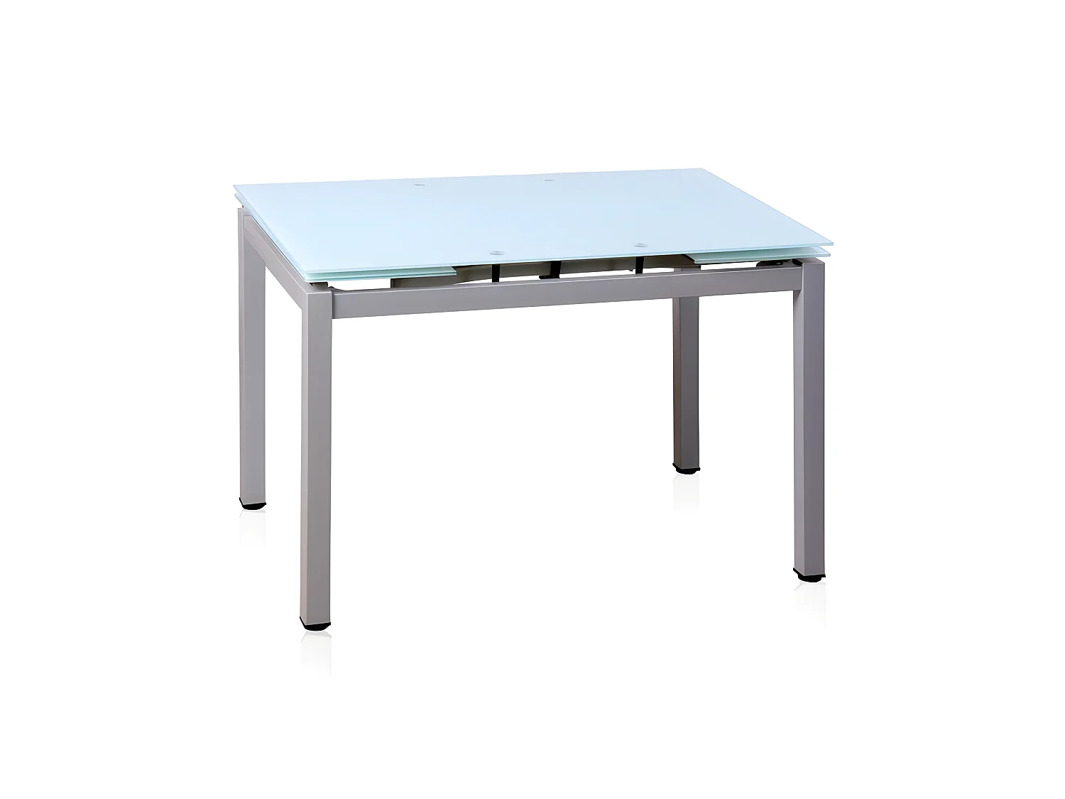 Mesa de cocina extensible Chef Gris - Blanco