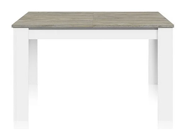 Mesa comedor extensible Paris en color roble alaska - blanco artik 78 cm(alto)140-190 cm(a