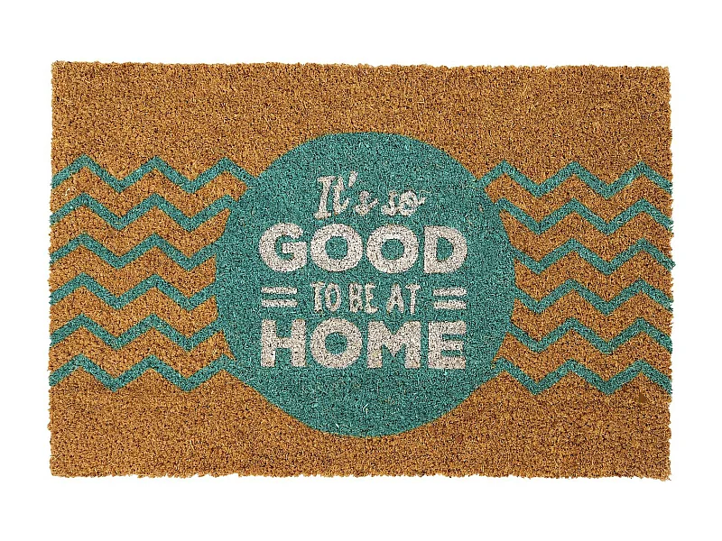 Paillasson 40x60 cm GOOD It's so Good to be at Home turquoise