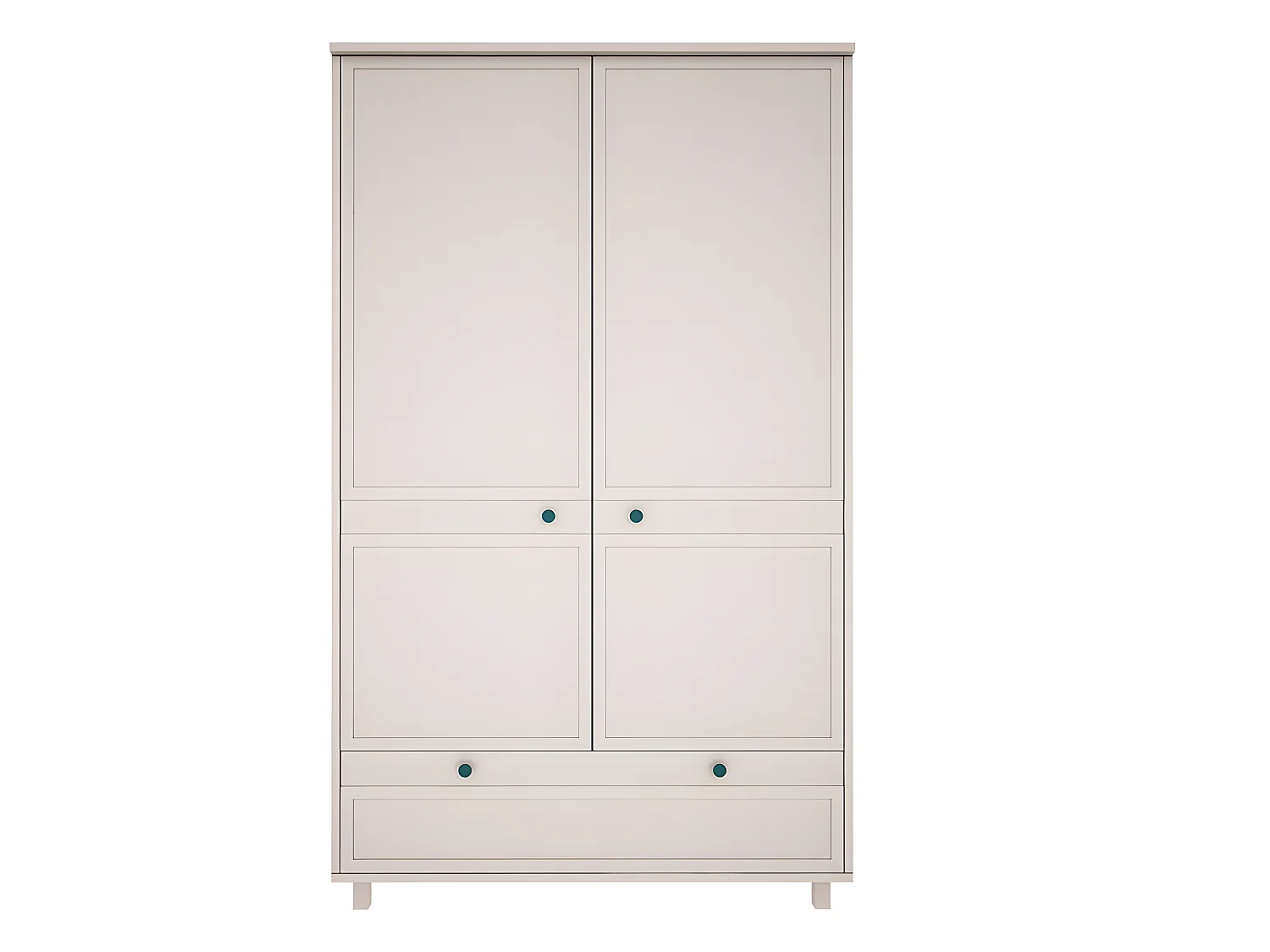 Armoire 2 portes 1 tiroir Gabriel - Cachemire