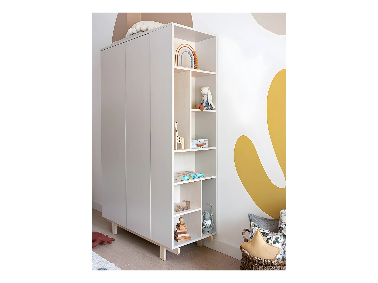 Armoire 2 portes Romy - Cachemire