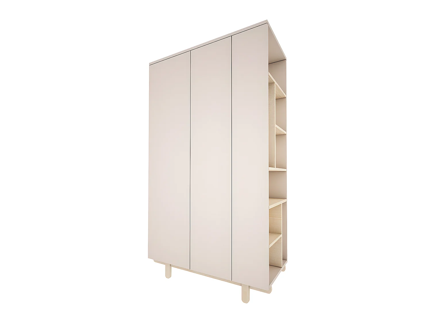 Armoire 2 portes Romy - Beige
