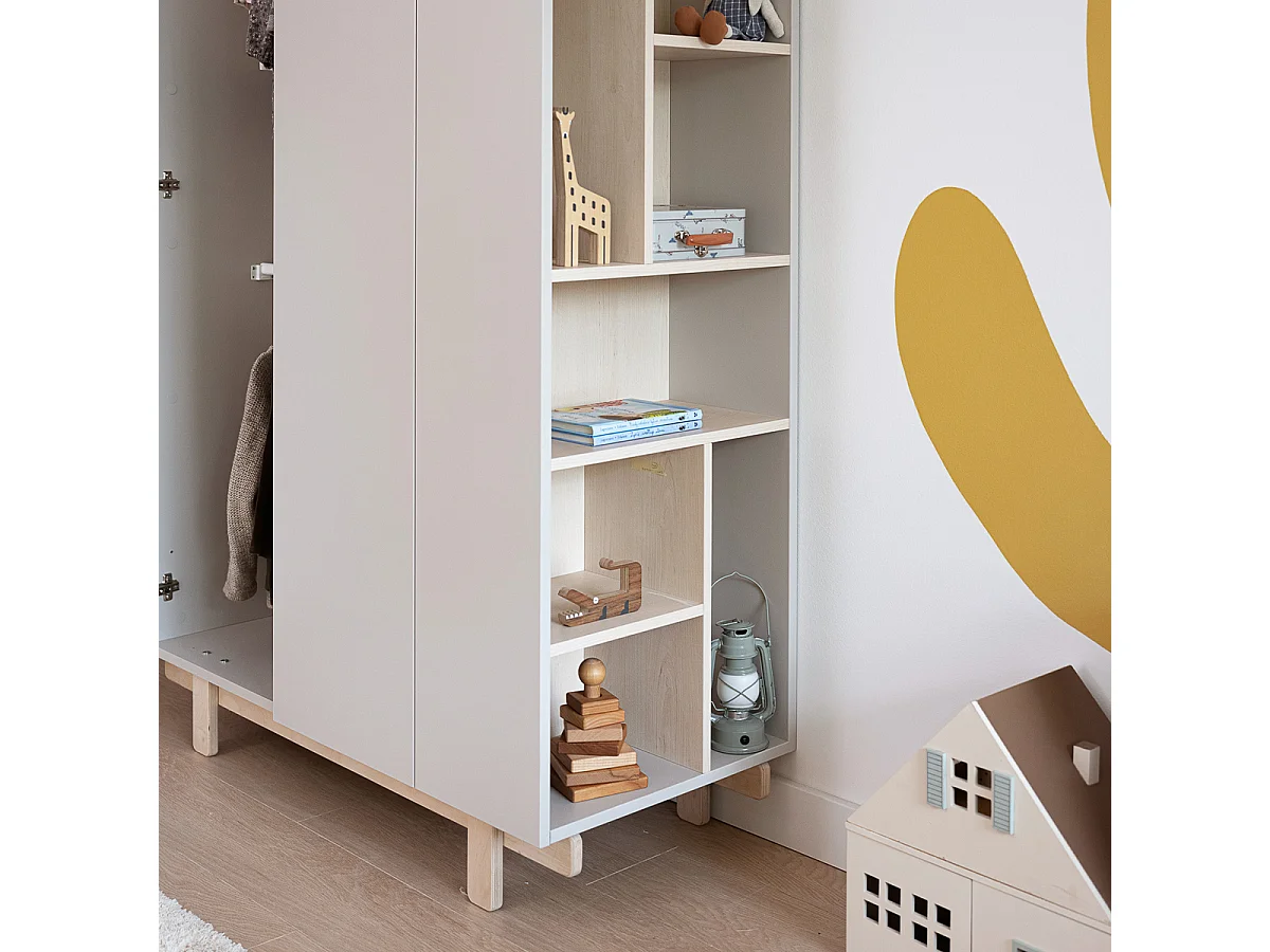 Armoire 2 portes Romy - Cachemire