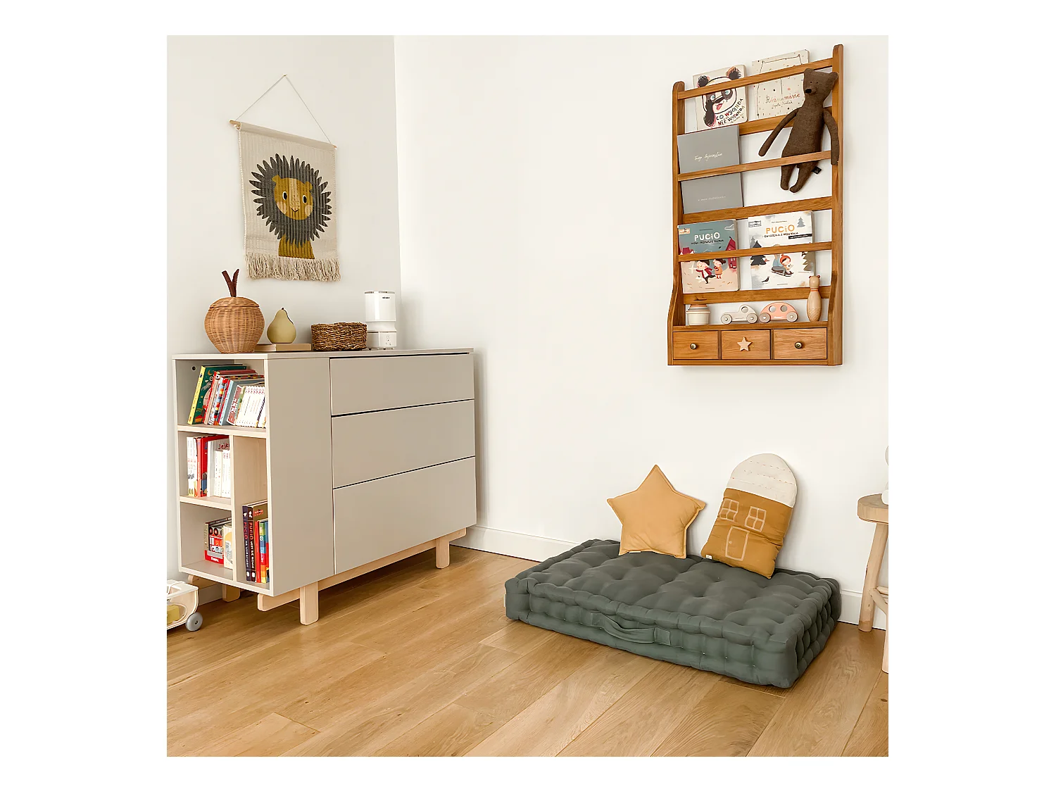 Commode 3 tiroirs Romy - Cachemire