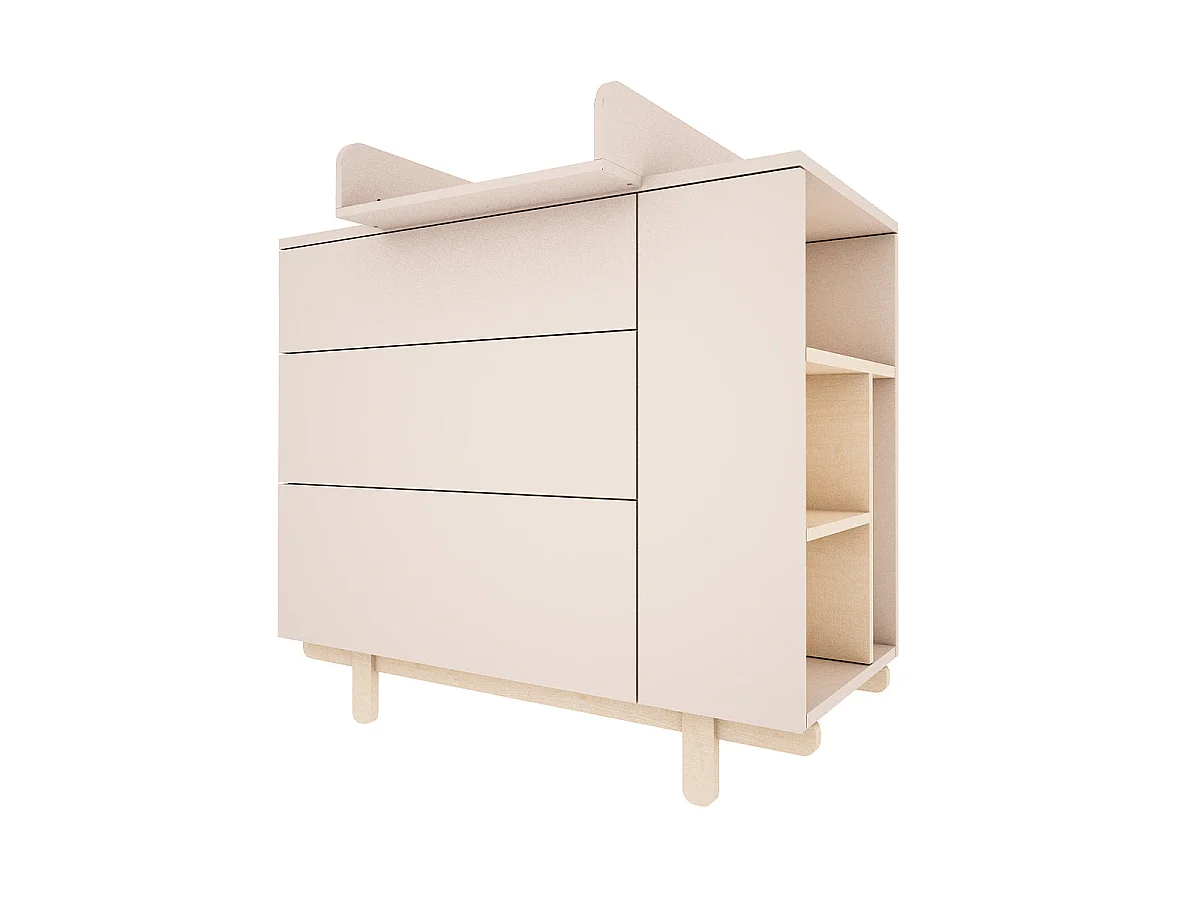 Wood Luck Romy luiertafel - Kasjmier