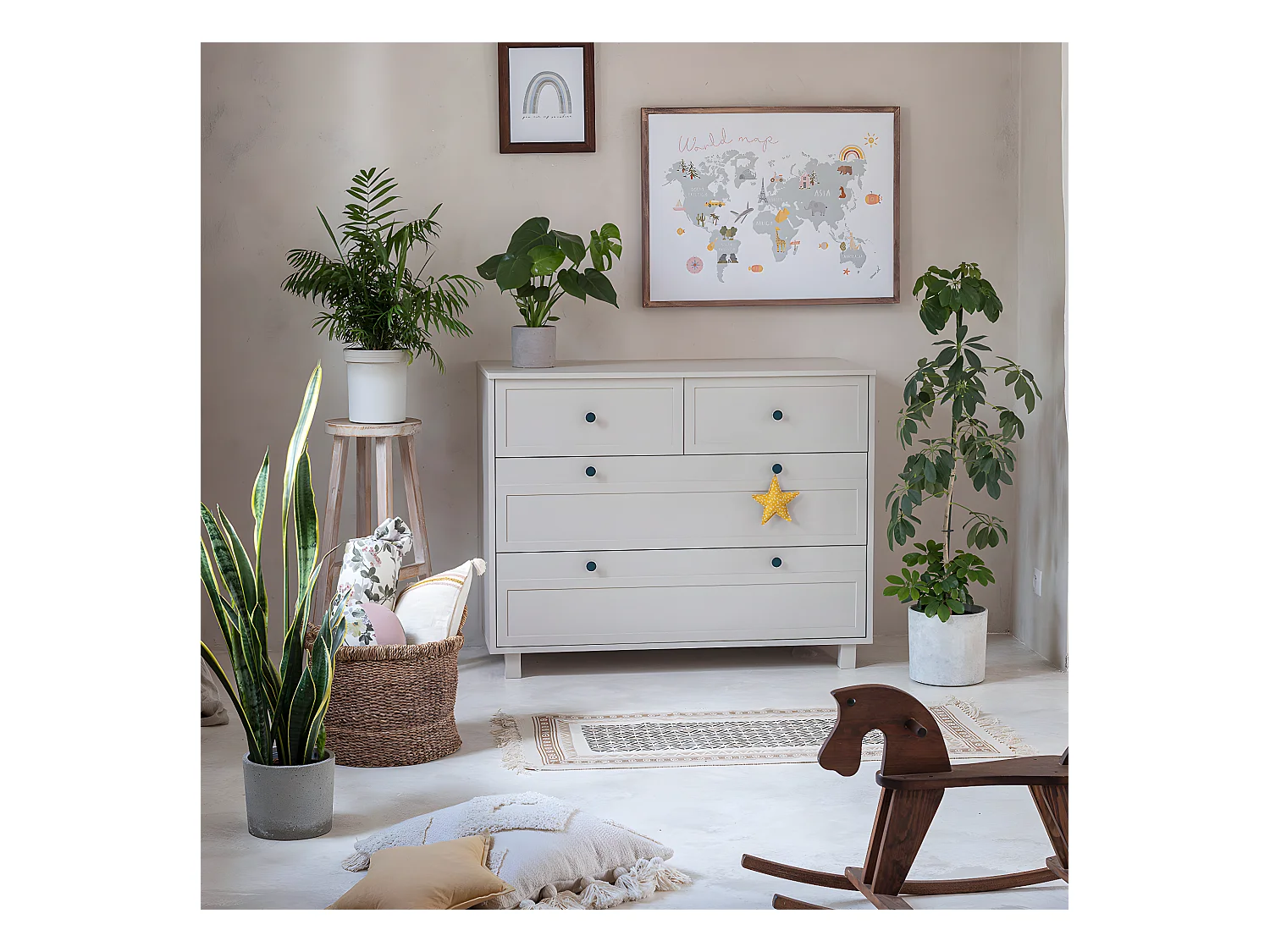 Commode 4 tiroirs Gabriel - Cachemire