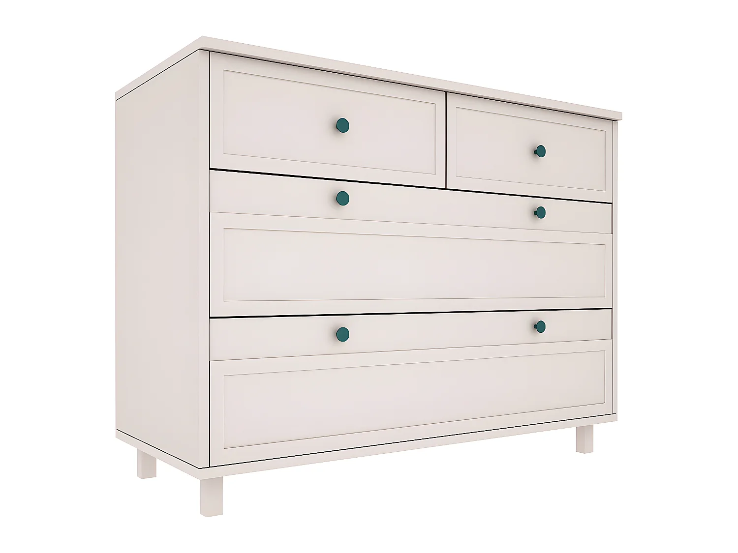 Commode 4 tiroirs Gabriel - Beige