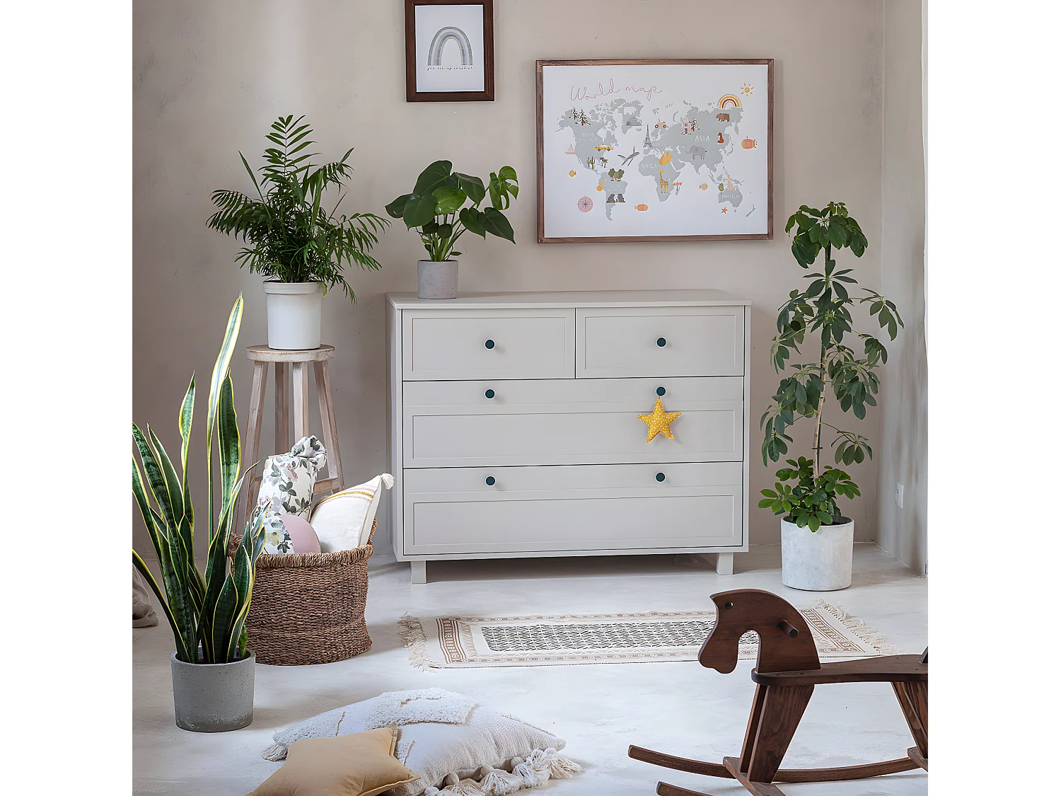 Commode 4 tiroirs Gabriel - Cachemire