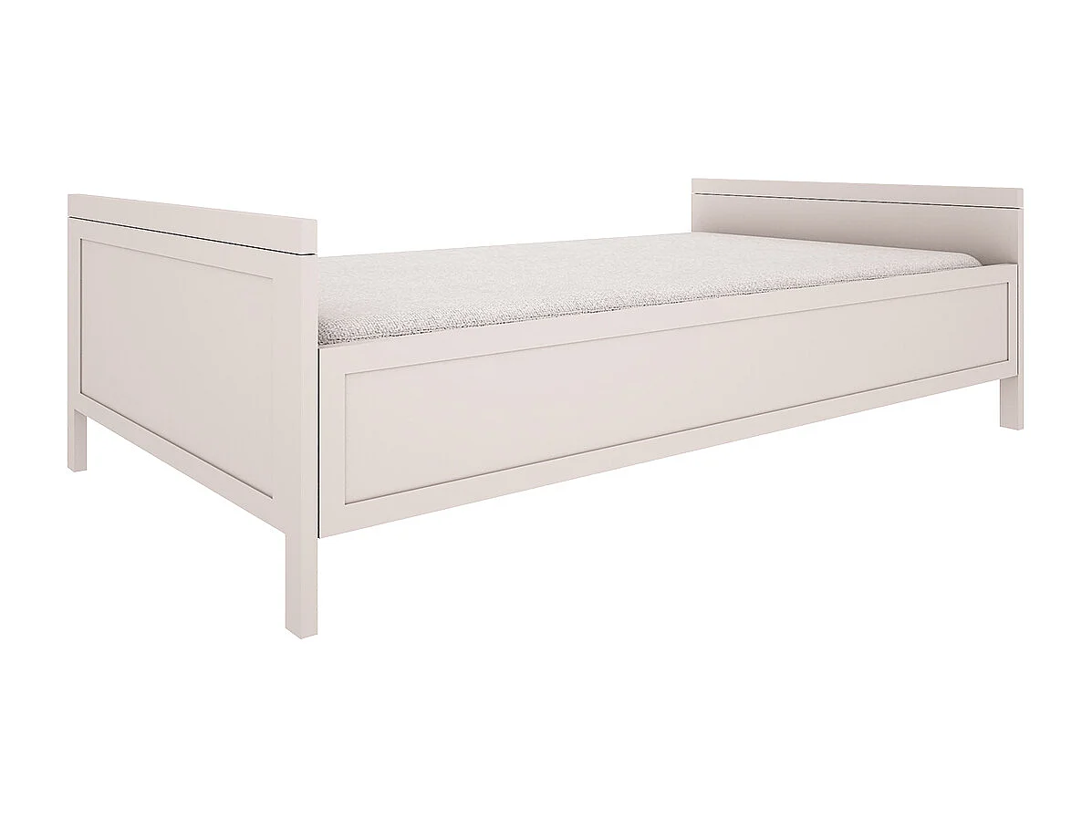 Lit évolutif 70x140 et commode 4 tiroirs Gabriel - Cachemire