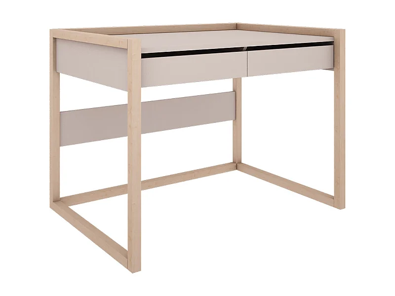 Bureau 2 tiroirs Romy - Cachemire