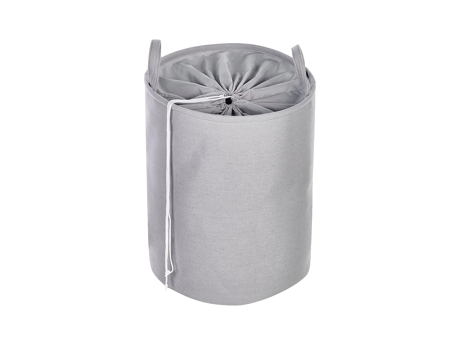 Conjunto de 3 cestos em tecido de poliéster cinzento ARCHA