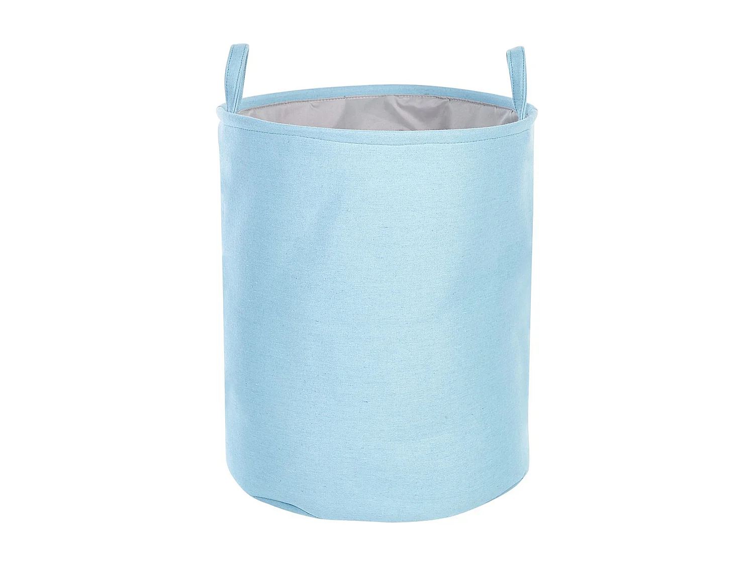 Set di 3 ceste cotone celeste e grigio ARCHA