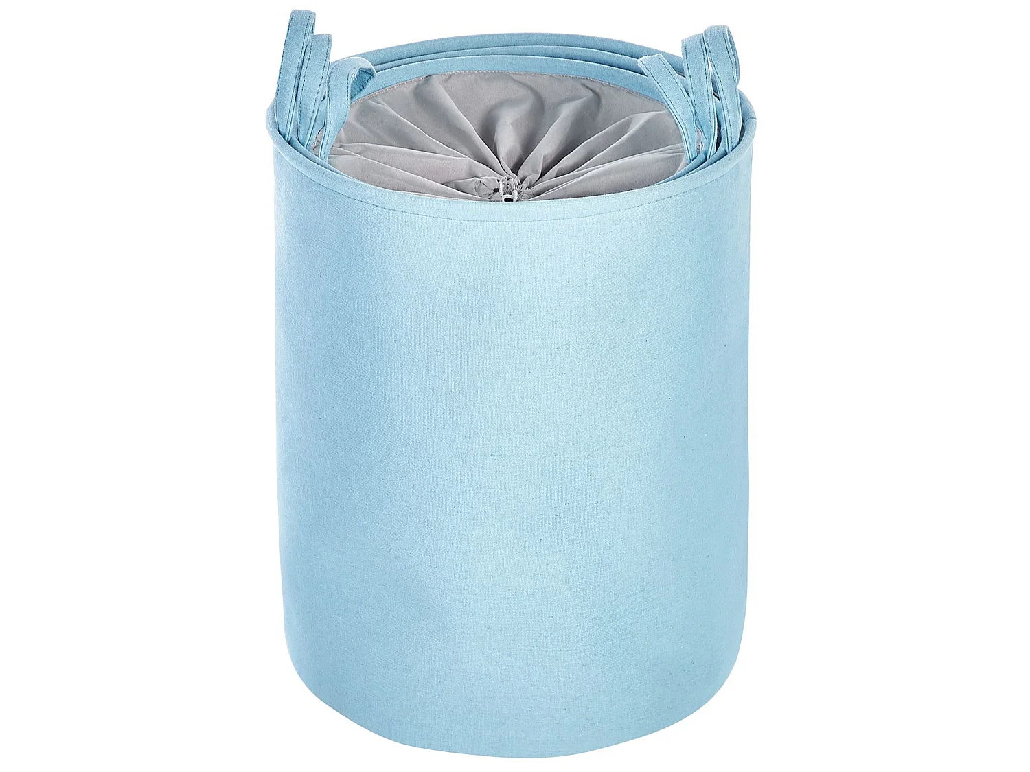Conjunto de 3 cestas ARCHA Algodón Azul claro