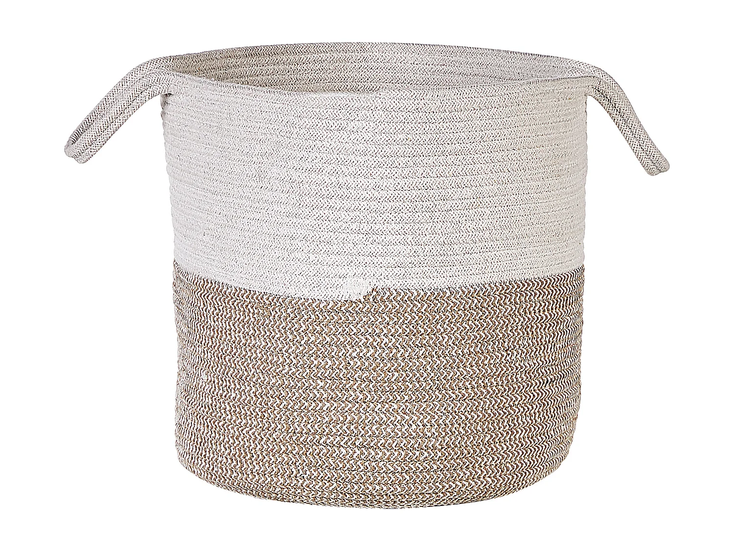 Zestaw 2 koszy PAZHA Bawełna Beżowy
