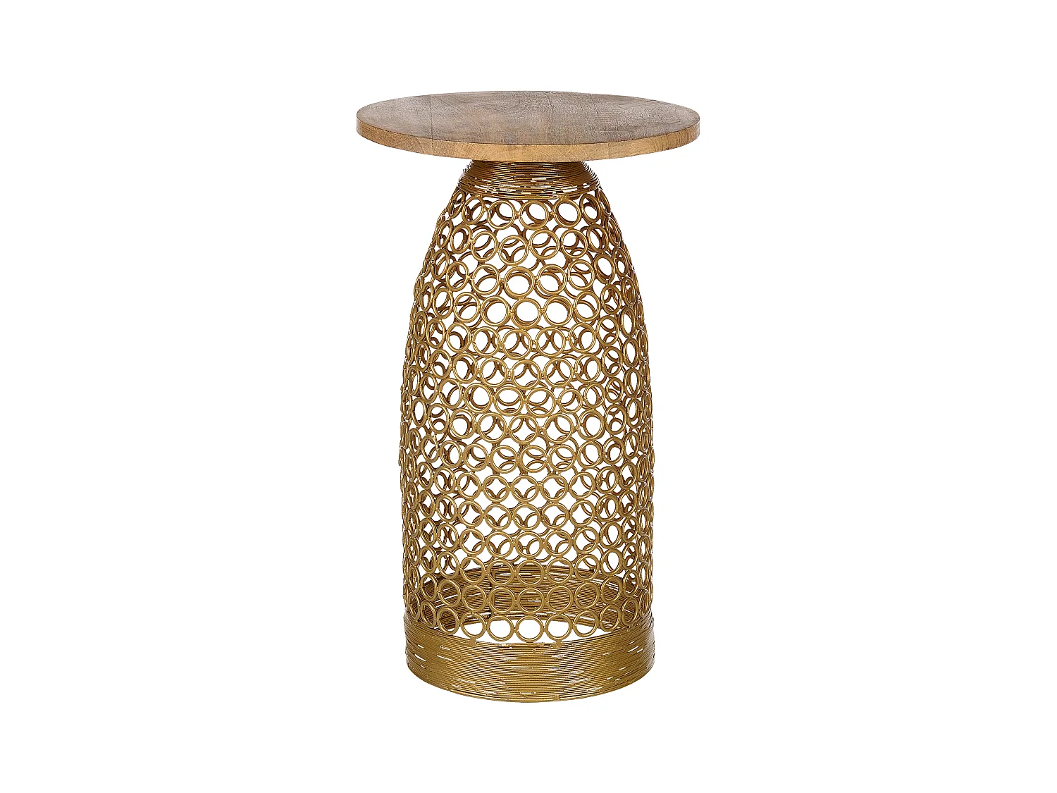 Table d'appoint WAIHI Bois de manguier Marron