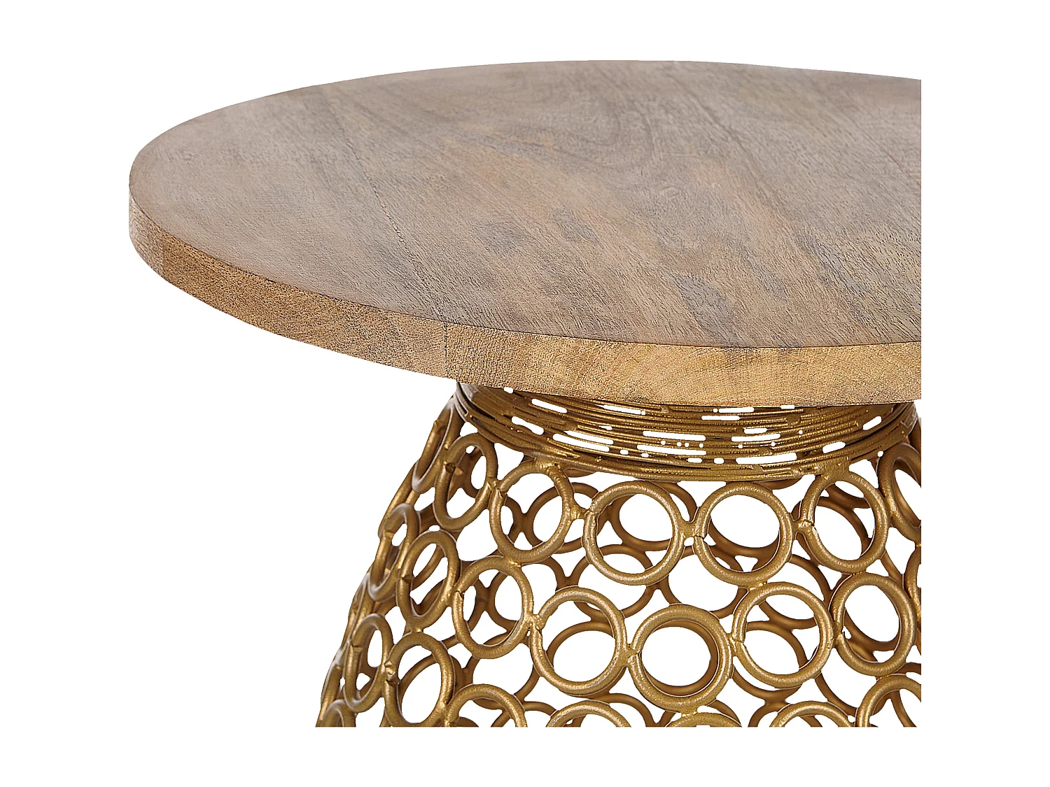 Table d'appoint WAIHI Bois de manguier Marron