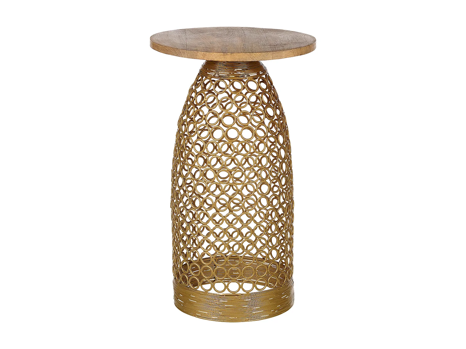 Table d'appoint WAIHI Bois de manguier Marron