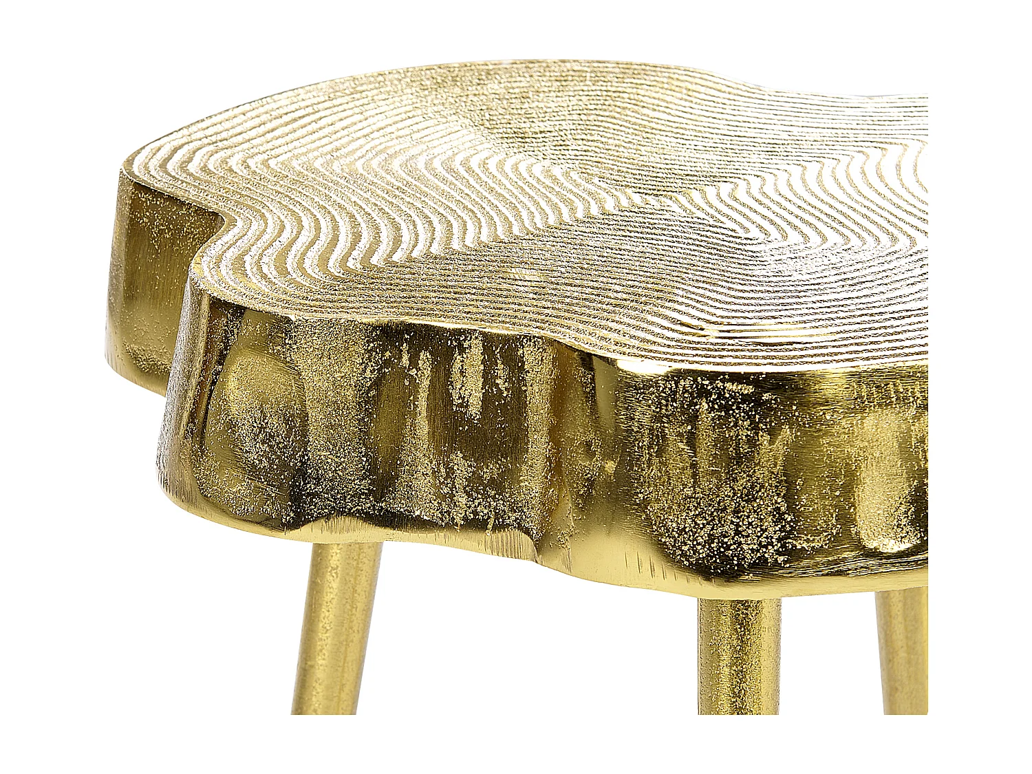 Table d'appoint TAUPO Métal Doré