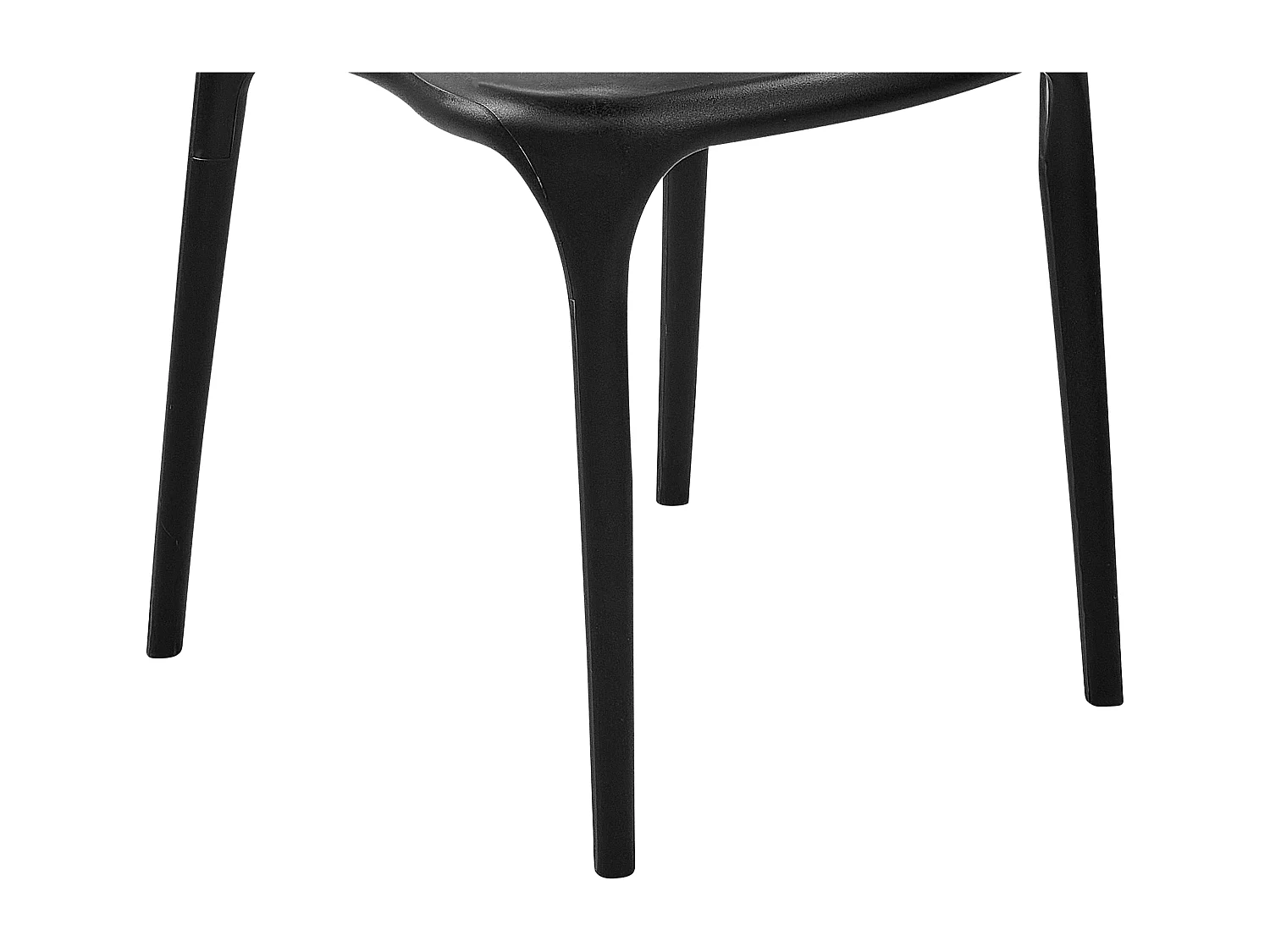 Conjunto de 8 cadeiras de jantar GUBBIO Preto