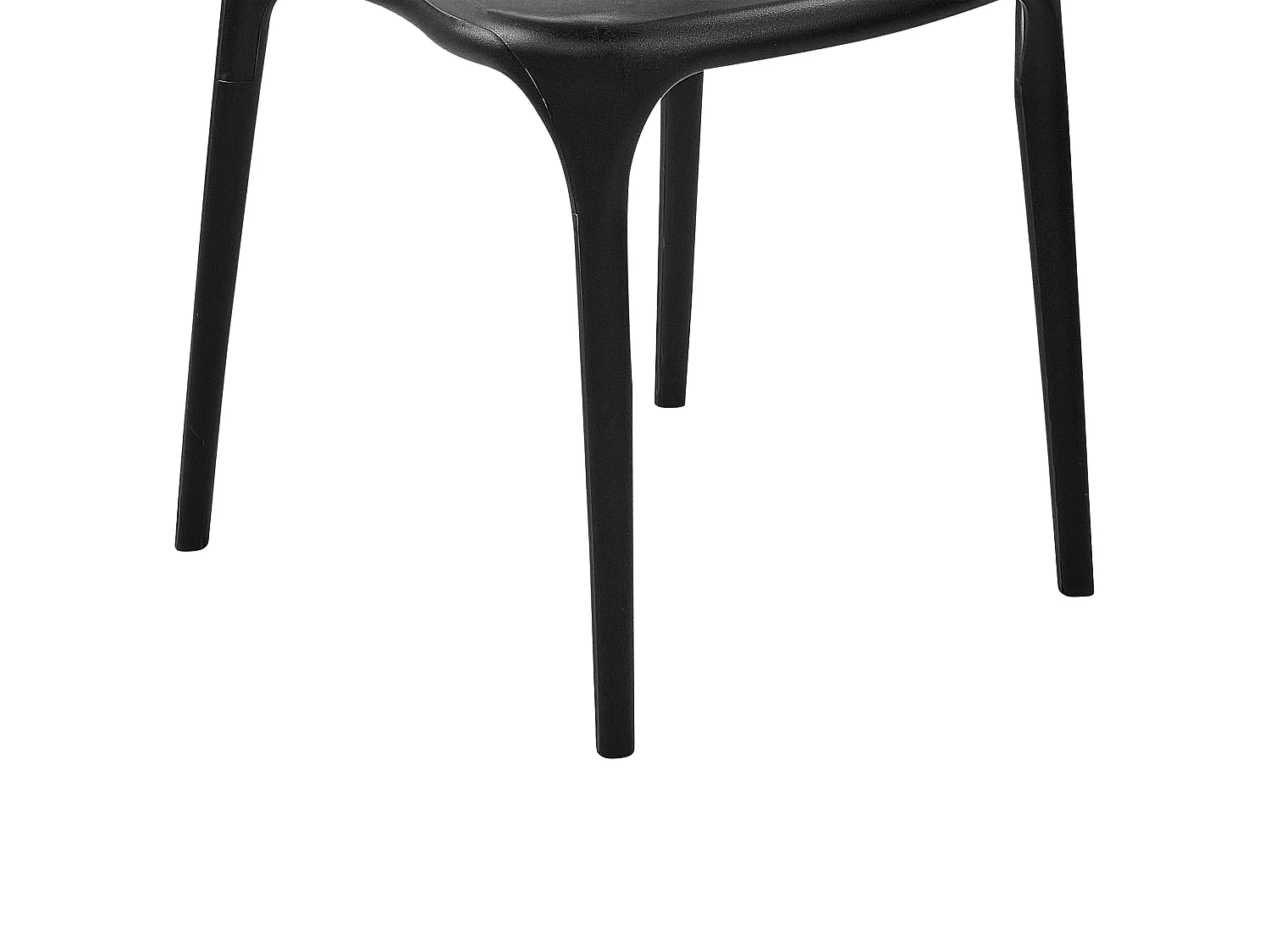 Lot de 8 chaises de salle à manger GUBBIO Noir