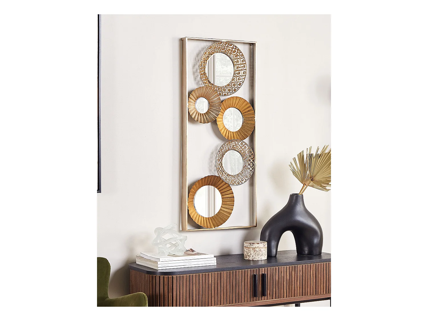 Décoration murale MAICOBA Métal 90 cm Doré