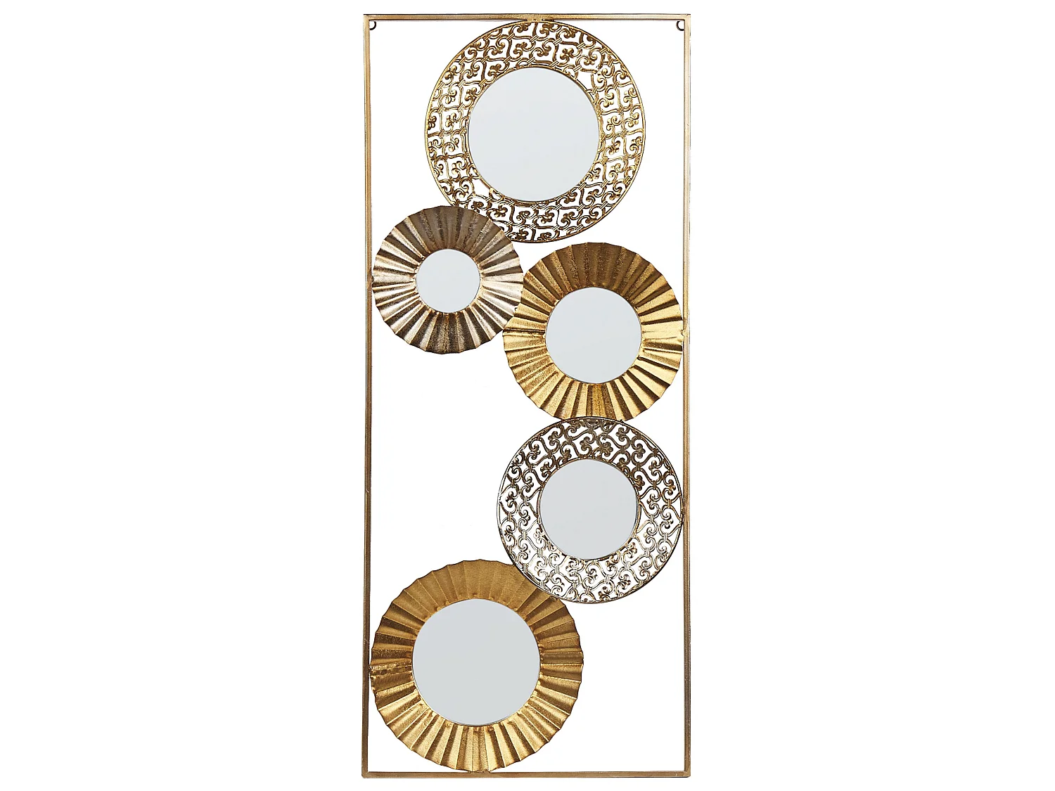 Decoración de pared MAICOBA 90 cm Metal Dorado