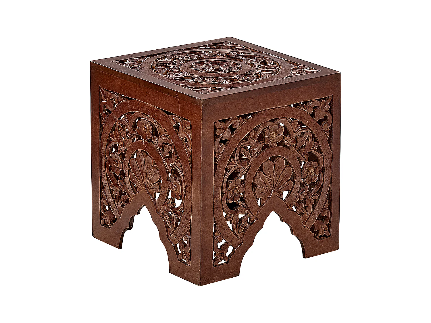 Set di 2 tavolini SHUKUR Marrone scuro