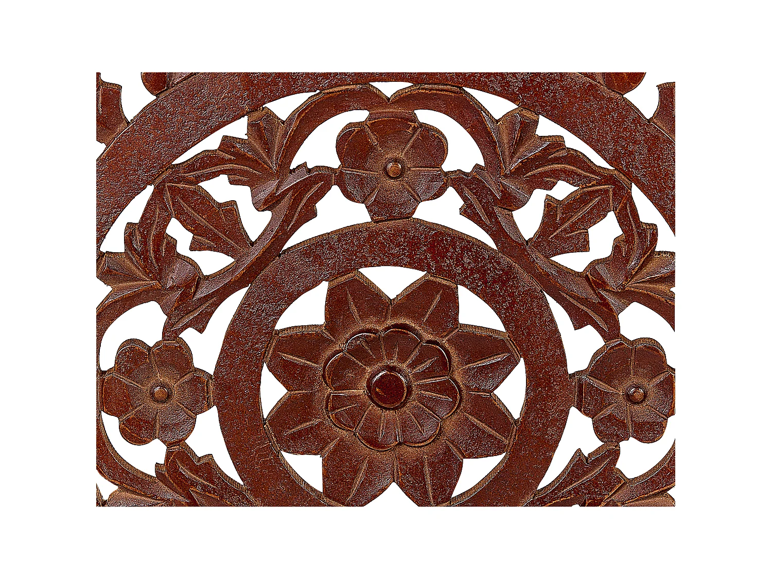 Lot de 2 tables d'appoint SHUKUR Marron foncé