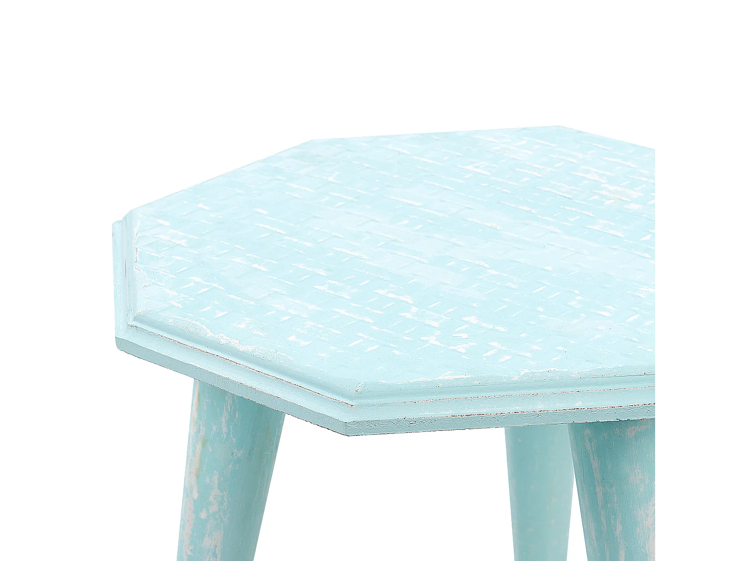 Lot de 2 tables d'appoint KANRI Bleu clair