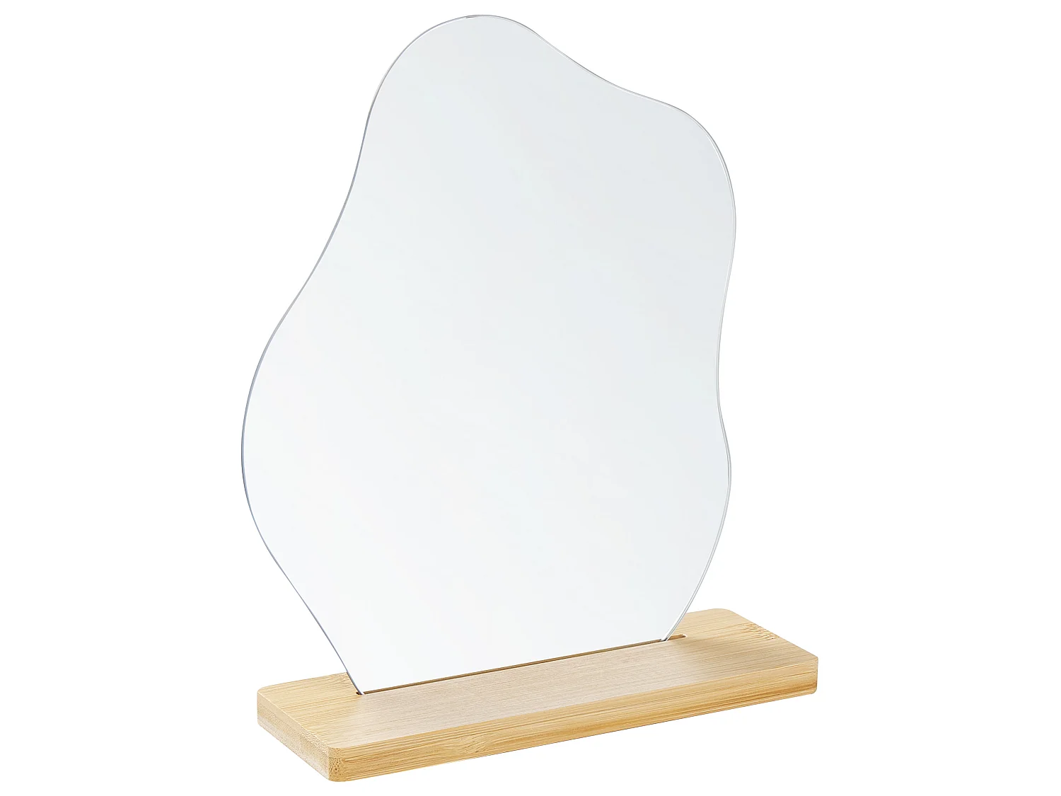 Miroir sur pied LOZERE 19 cm 22 cm Marron clair
